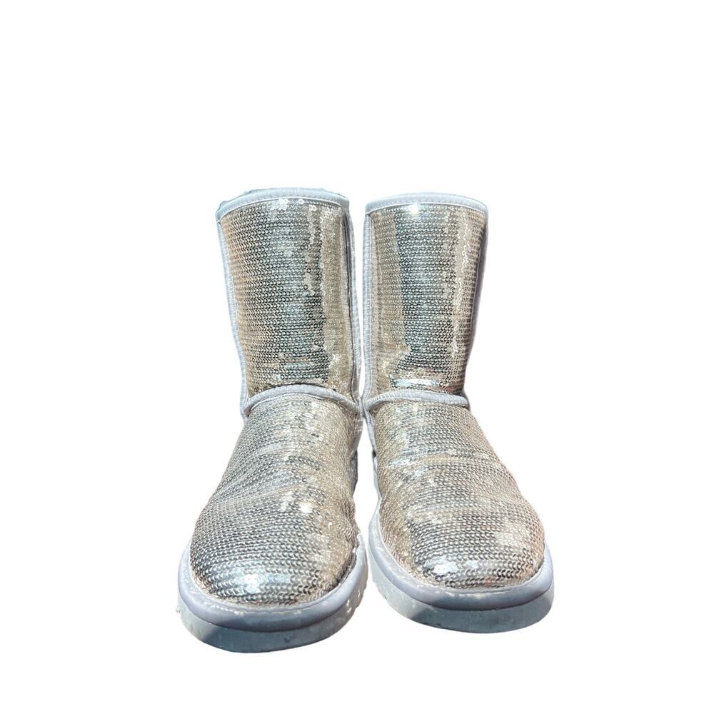 Ugg Sequin Sparkle Classic Boot Size 8 - image 3